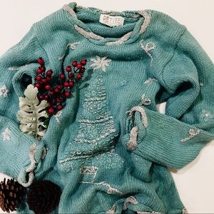 Vintage Christmas sweater ugly Christmas sweater